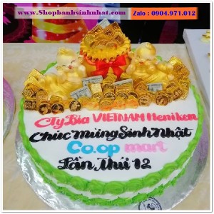 Bánh Sinh Nhật Hũ Vàng - VA60